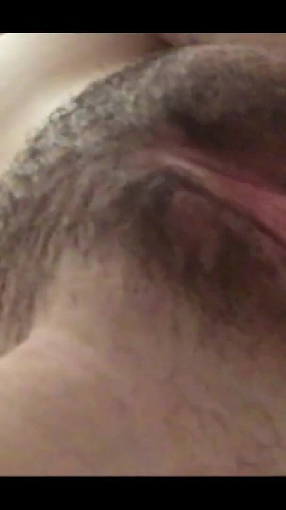 Must-see moment from "Very hairy after orgasm during ovulation. Girl fucks hairy dildo pussy on her side"
