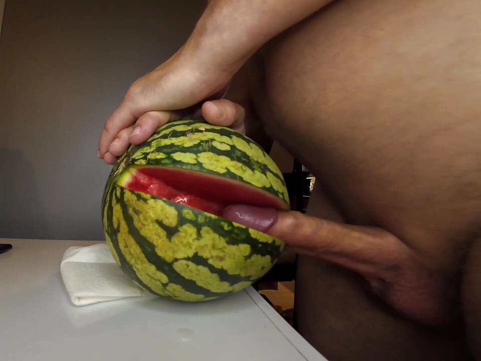 Fucking a virgin Watermelon