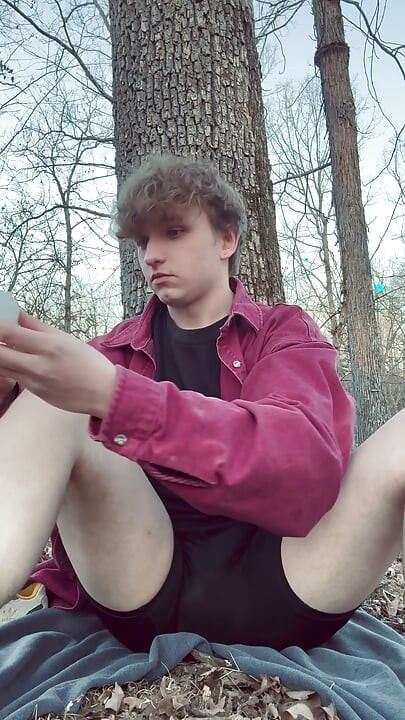 Frat Boy Busts a Load in his New Toy (In Public)