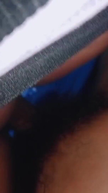 Emotional moment from "Hijab girl squirming while puffing"