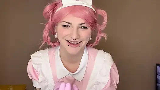 Suster nakal ini crot di dalam memekmu pakai susu suster