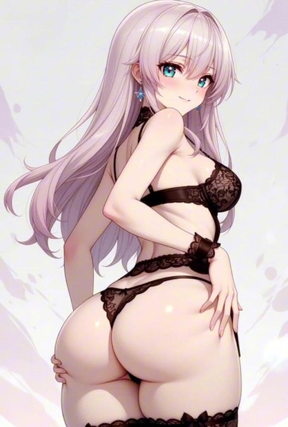 فتاة أنيمي الذكاء الاصطناعي لعوب - خيال قصير