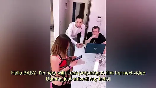 Behind the Scenes - Sex Addict Fucks His Psychologist - Lana Coxxx and Blue - Divinamaruuu