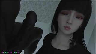Shadows of Desire par Shamandev - une petite amie corrompue mange une grosse bite noire pour la première fois 4