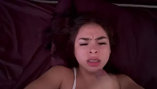 Innocent teen Fucked by a Thug, Big Facial