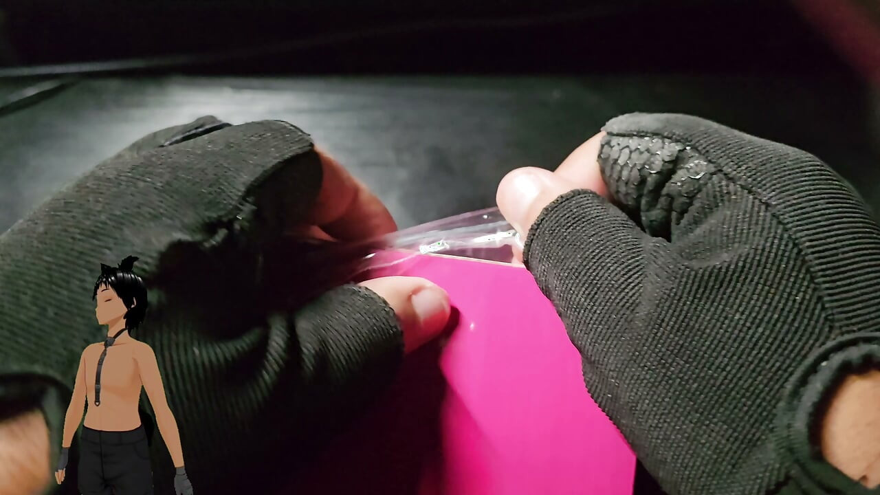 Using a pocket pussy that looks a mouth!