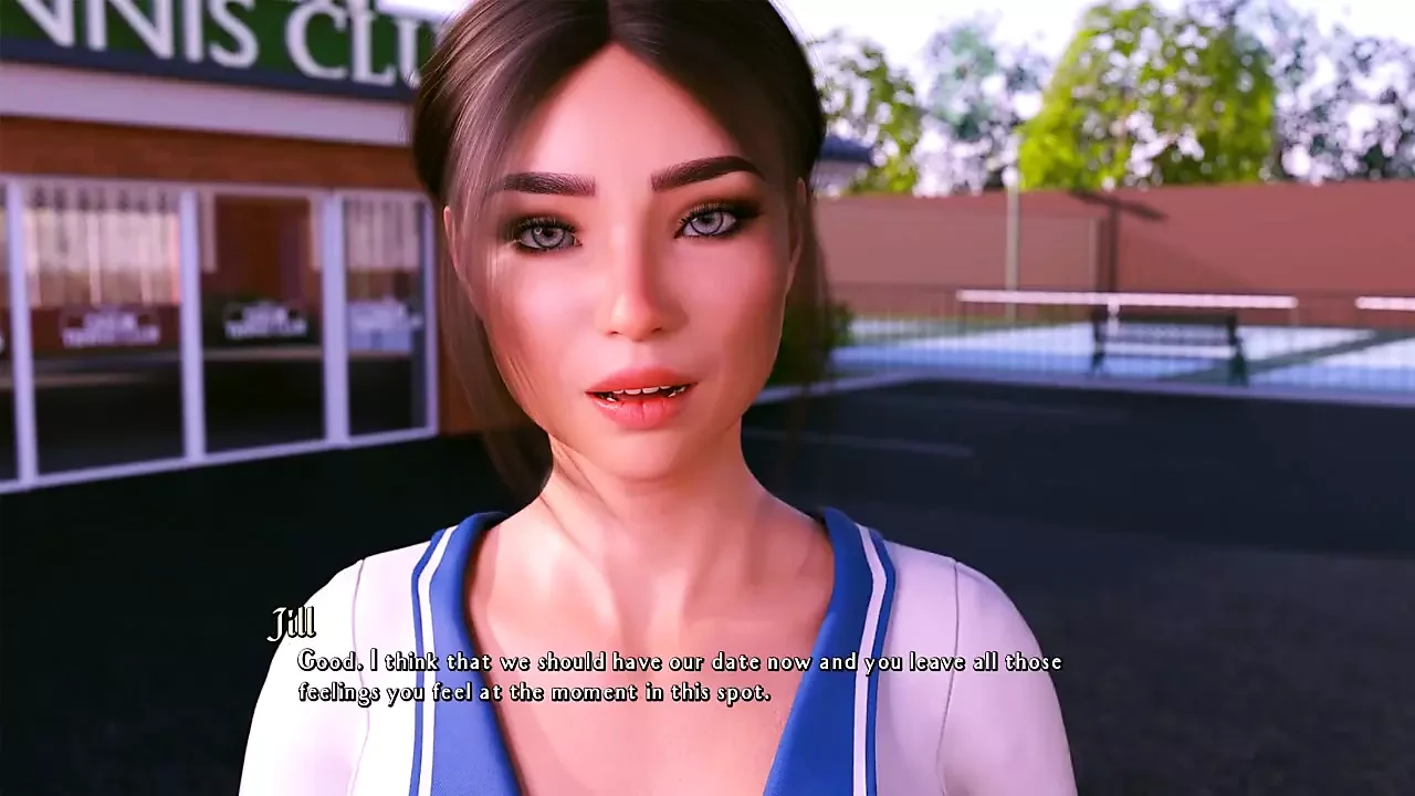 Siendo un dik 0.4.0 parte 46 - jill el gameplay de bondad del tenis por Loveskysan69