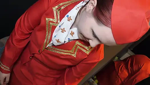 Shy English Air Hostess First Time BBC