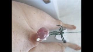 duncanidaho's dick and cum: Cumming in slo-mo with string!