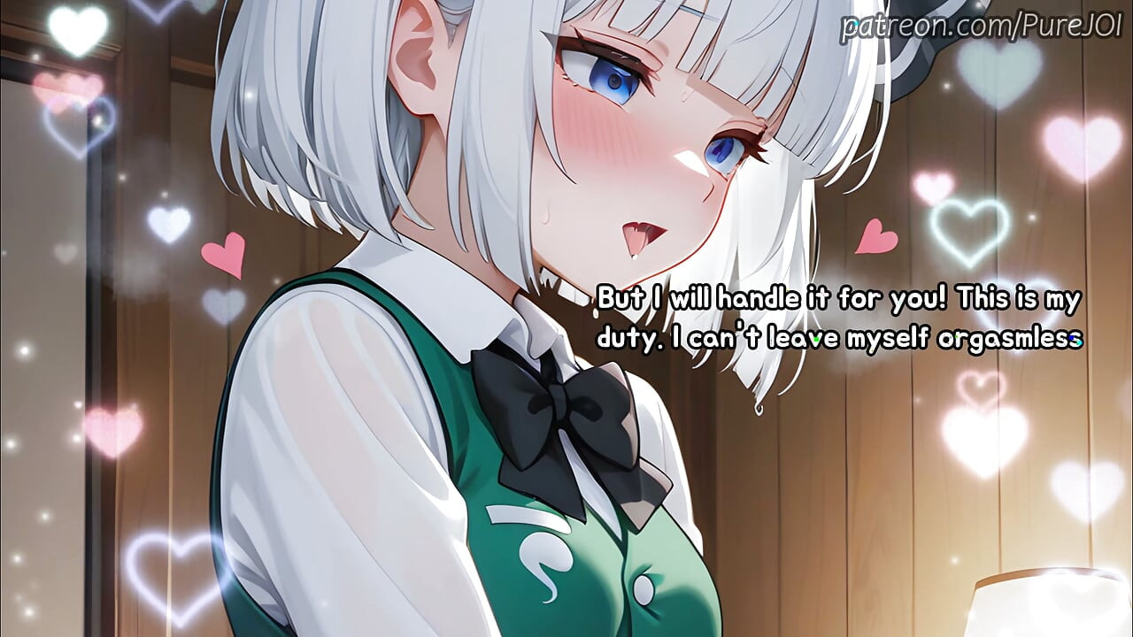 Horny Youmu organizes a wonderful threesome with Reisen (Sex JOI)