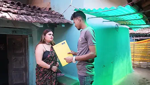 Indian Village Bhabhi Get Fucked in Her Tight Pussy by Loan Manager During Day Time