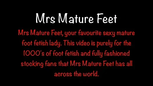 Mrs Mature Feet video für alle ihre fußliebhaber 432