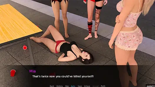 Musim panas dengan mia 2 #10 - gadis malam dengan permainan