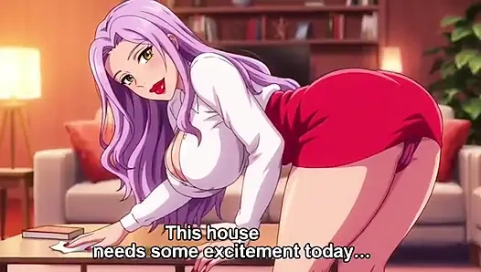 Azgın üvey anne evde kimse yokken üvey oğlu tarafından yakalanıyor