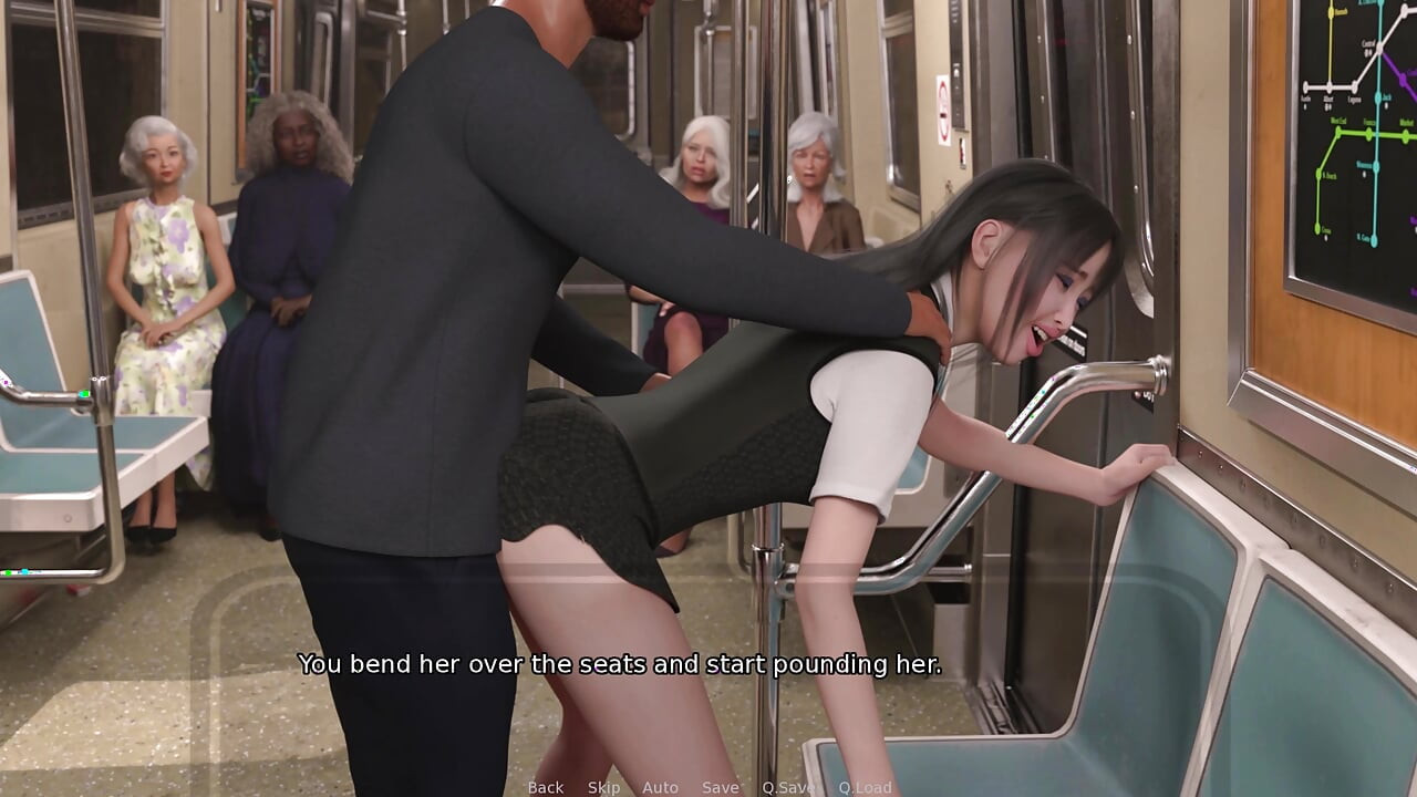 Grandmas House - 127 I Fucked Asami on the Train While Old Ladies Watched Me