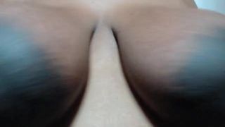 HUGE AREOLAS Idian Lady loves MY N-gg-r Balls