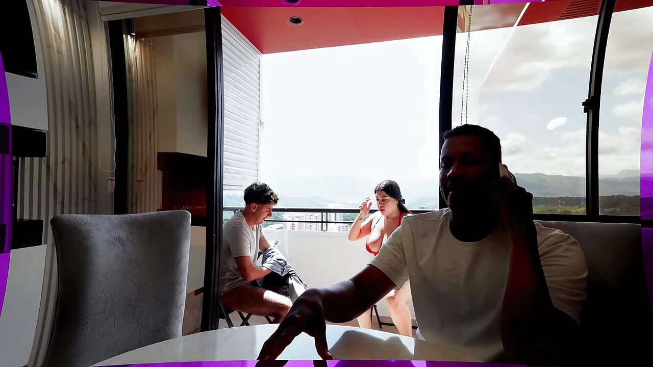 Interracial Threesome with My Best Friend and a Cock-addicted Slut