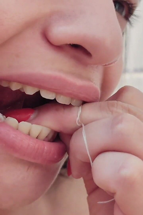 4K Dental Hygienist Routine Mouth Fetish Closeups Naked