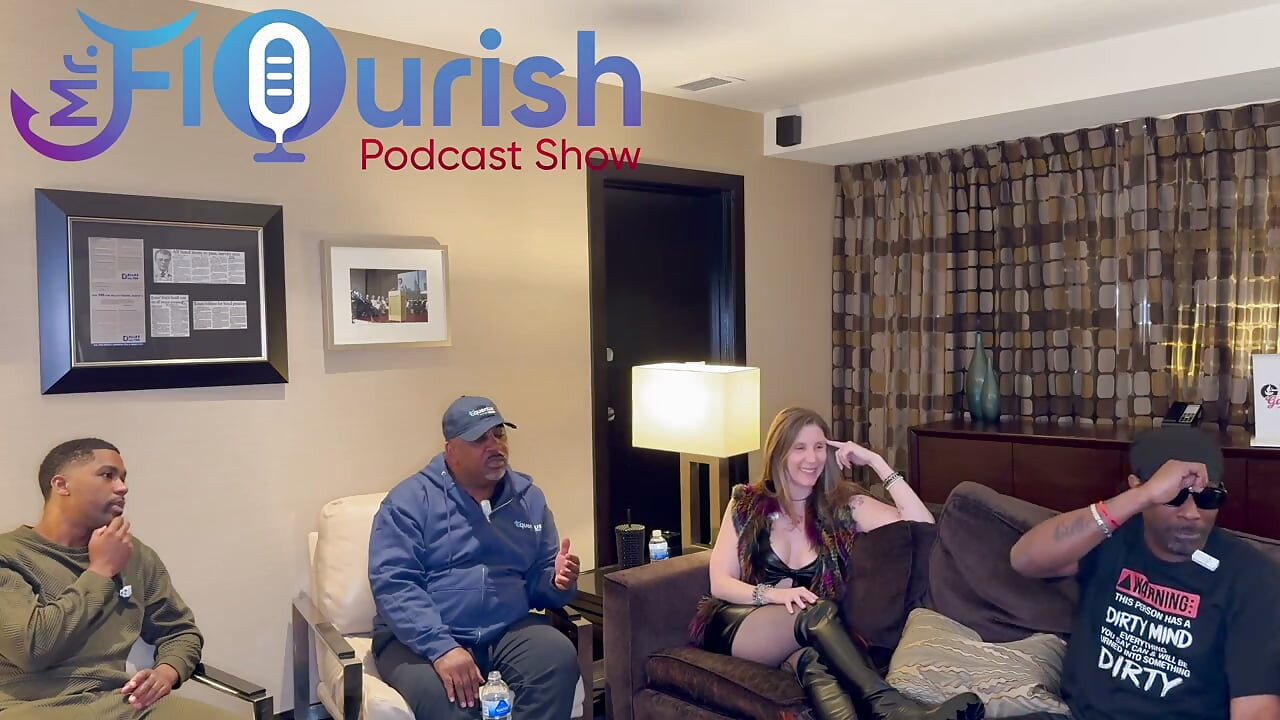 Mrflourish Podcast Iltasuhde Dallasissa Mrmajicin, Shante Spicen ja Darren Blazen kanssa