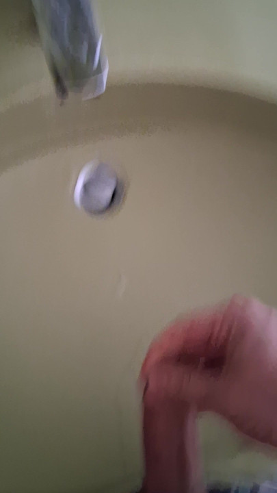 Pressure released into the sink