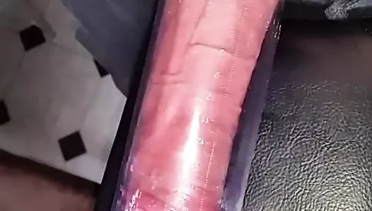 Benim büyük kesilmemiş kok pompalıyorum