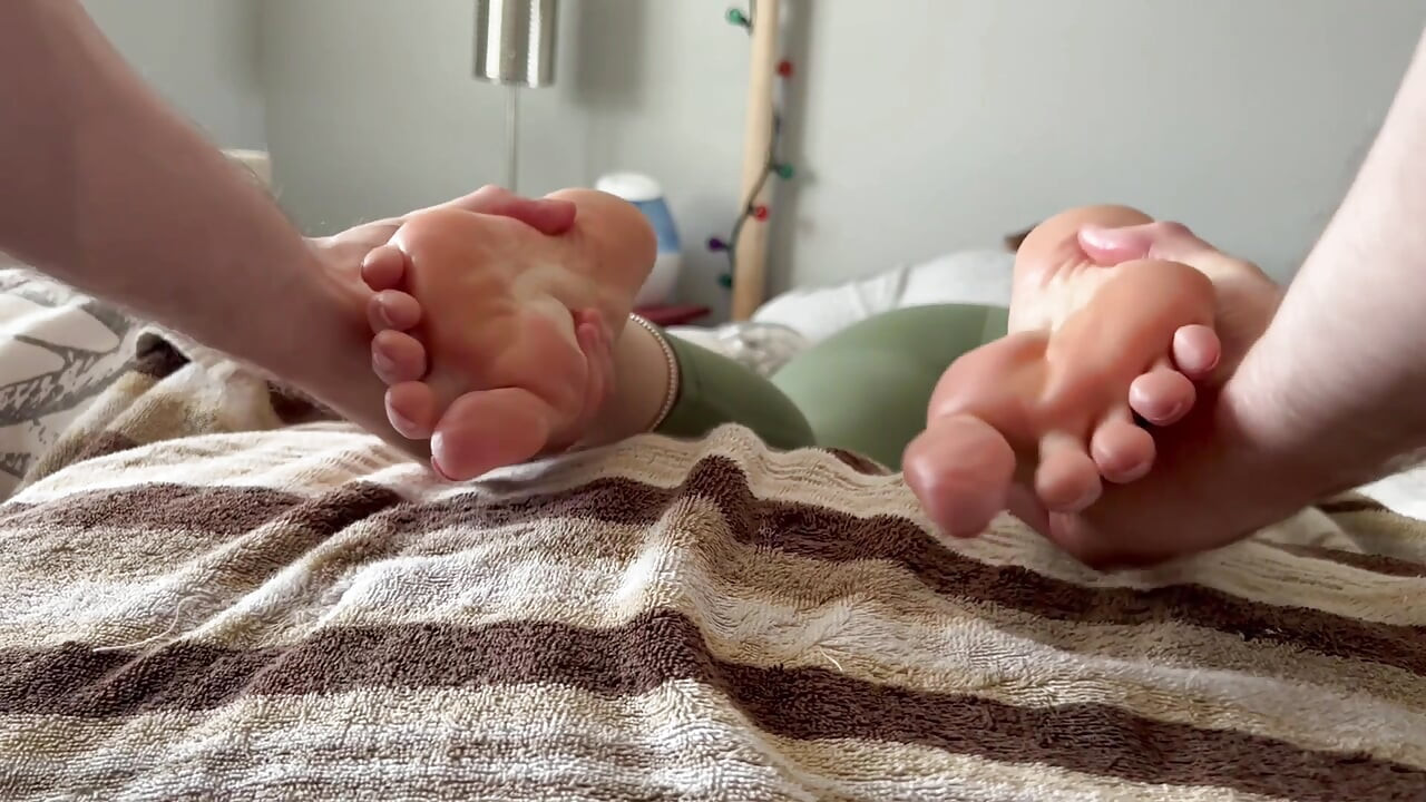 Step Mom’s Soft Creamy Soles Waiting for a Massage When Dad’s Not Home
