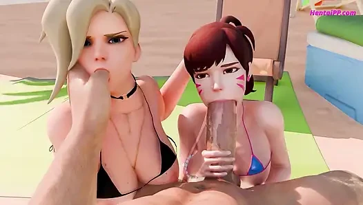 Большой паренек хочет что-то от D Va