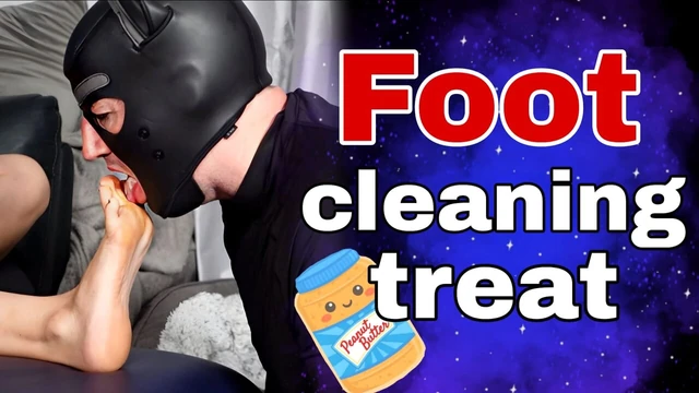Femdom Feet Licking Cleaning Foot Slave Worship Fetish Bondage BDSM Real Couple Amateur Real Homemade Milf Stepmom
