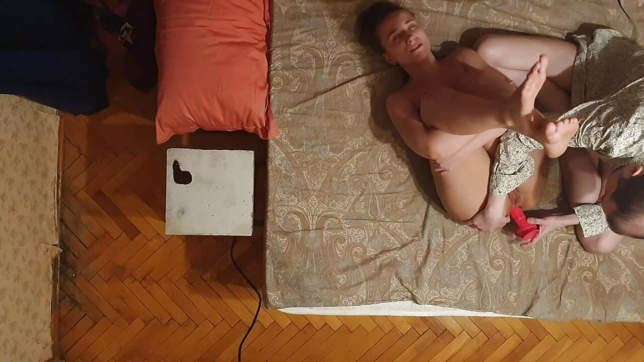 Sasha Earth fucked Anastasia Mistress in the ass with a dildo at homemade amateur