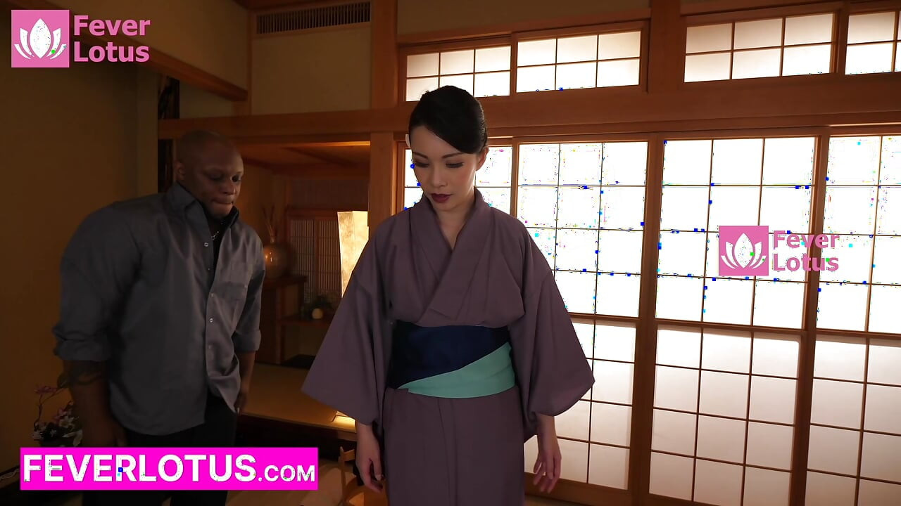 Curvy Japanese Mob Moll's Massive Jugs Bounce in Interracial Threesome - Japanese Dick + BBC Pump Her Full