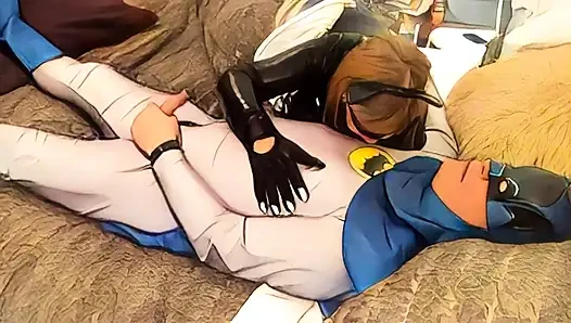 An AI Animated Adventure: Granny Catwoman Sucks Batman’s Cock 112220