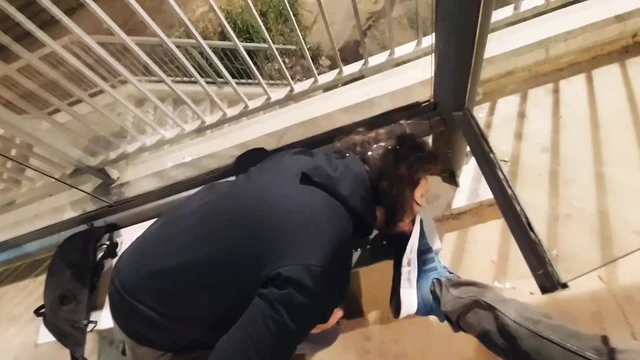 Public Humiliation (sneakers licking, spitting)