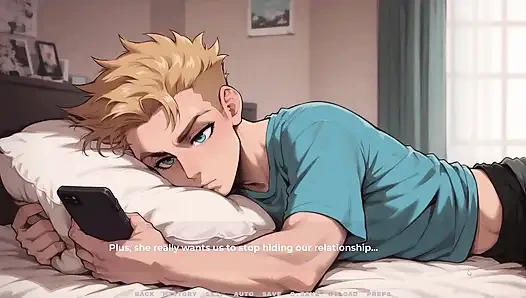 My New Girlfriend Taboo Hentai Game Ep.33 Cute GF Is Sexting with Her Best Friend!