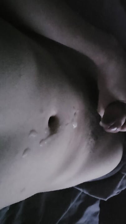 Masturbation with a big cumshot