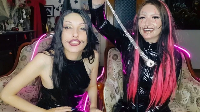 Halloween demons will brainwash you and put you completely under their control. Dominatrix Nika and DarkSpaceSolar. Mindfuck. Mi