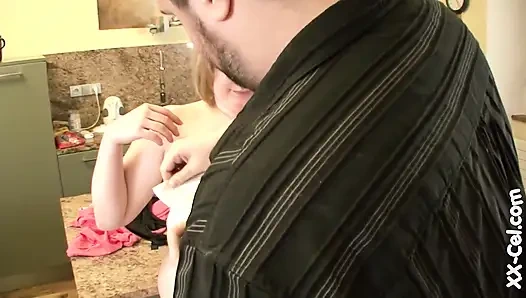 Toket! Anna beck / venus mengajak kami tur selama bekerja