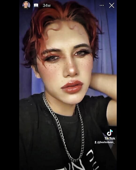 Female boy. Sensual and photogenic