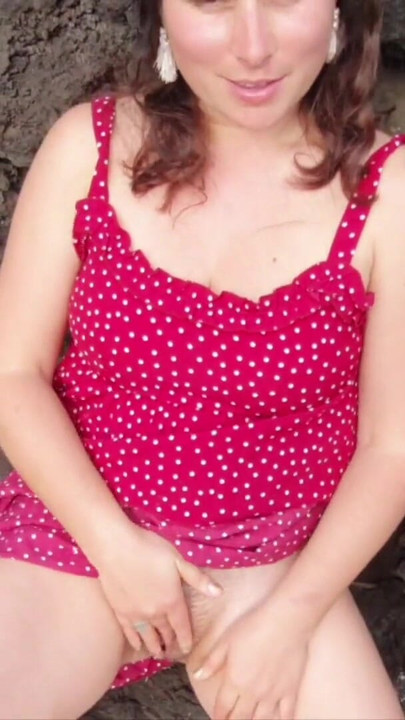 Unforgettable moment from "Teacher Flash Big Tits, Ass, Pussy on Sex Education Lesson on the Beach!"
