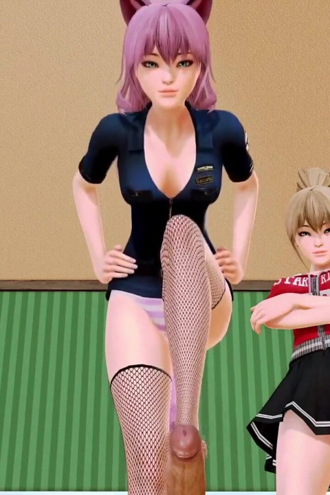 A Night with Two Cats - 3D Hentai
