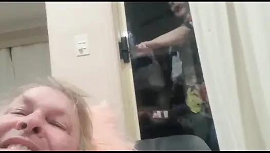 Cum Hungry Mature Lady Gets Dinner and Entree