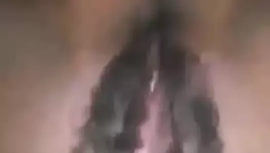 Haitian girl rubbing pussy