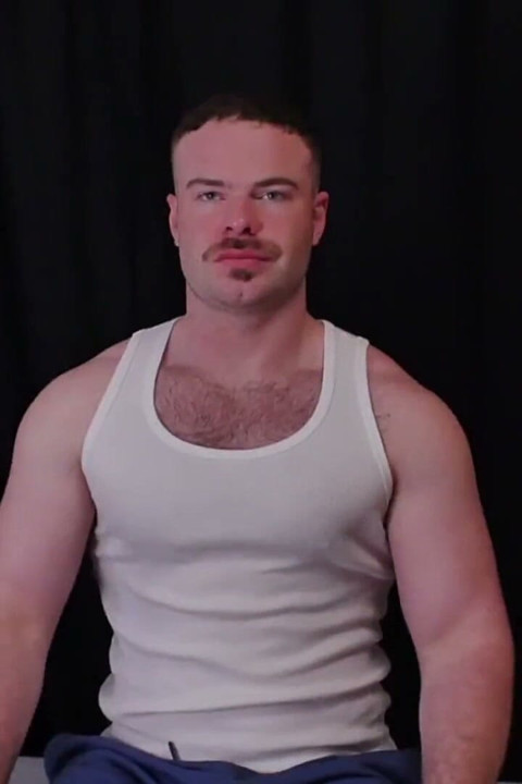 Big Muscular Marcus Mcneill Is Seduced Into First Ever Gay Blowjob