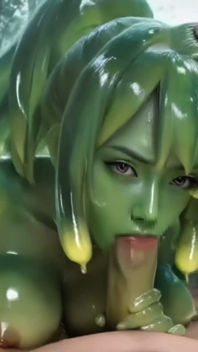 Slime Girls Breeding with Ugly Men - AI HENTAI VIDEO | Clip 1