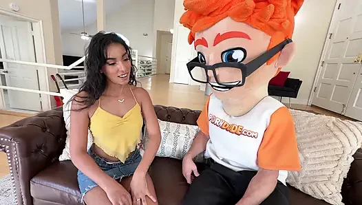 I Watched Small Tits Claire Black Bounce Naked on My Cock in PornDudeCasting