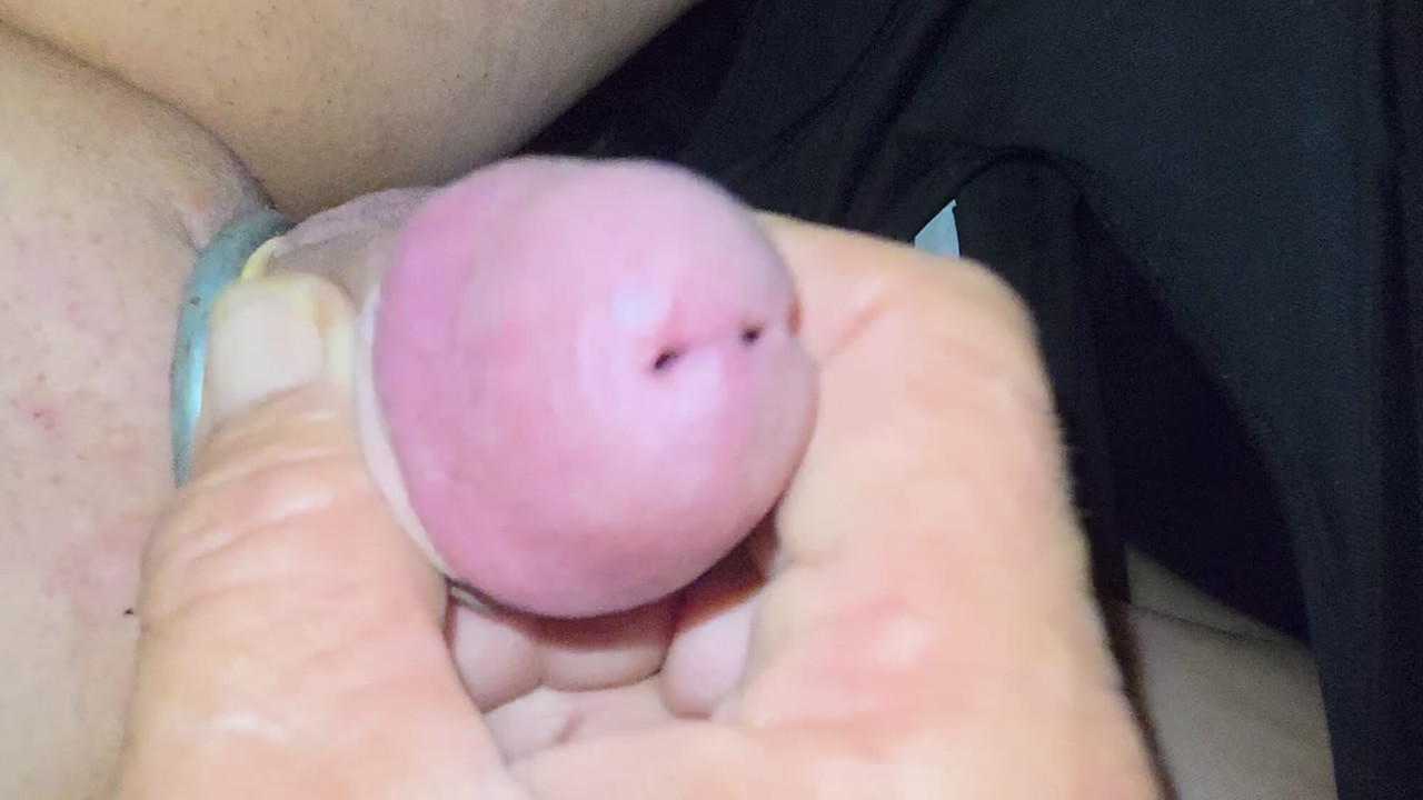 Masturbation on the porch