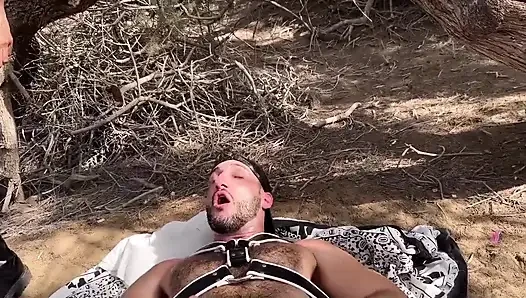 Making off Bareback in the Dunes of Maspalomas