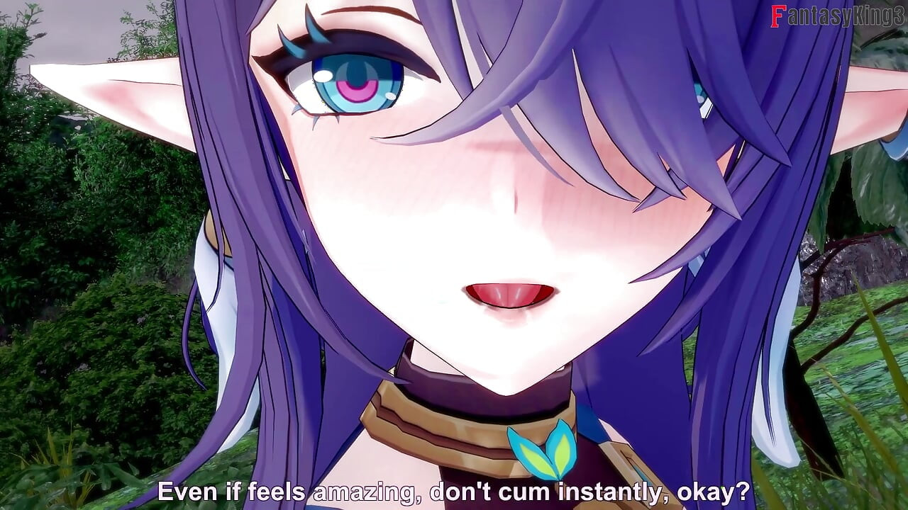 Lauma quente ahegao sexo na floresta - Genshin Impact