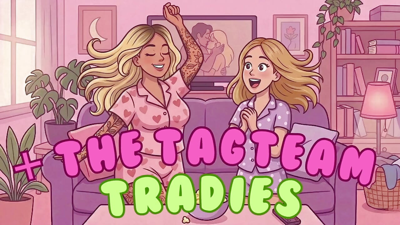Bored Horny Housemates Hire Tag Team Tradies