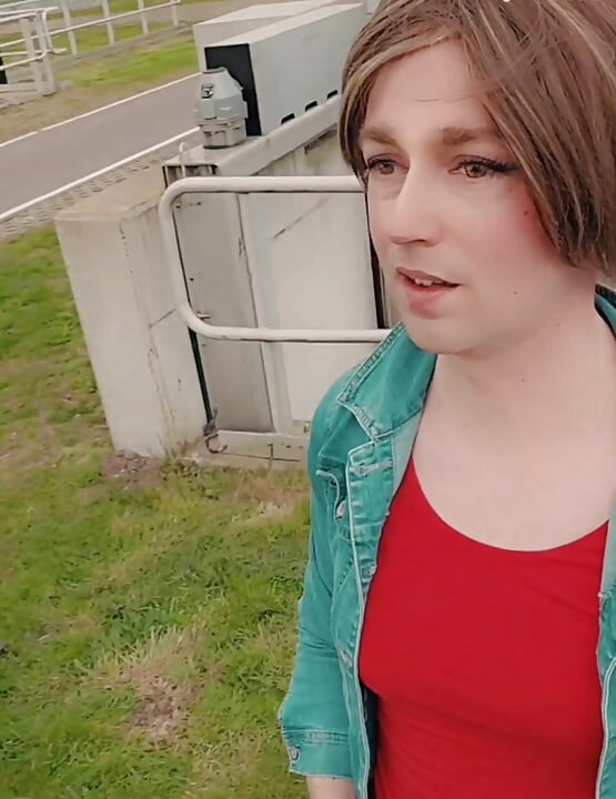 Naughty Public Piss and Dildo Ride
