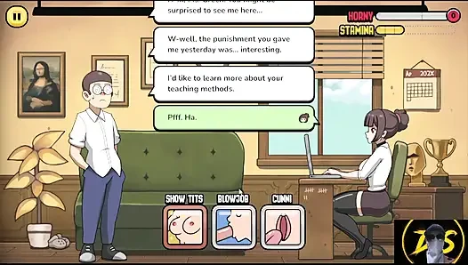 Bu guru nakal ini dientot habis-habisan sama muridnya sendiri! Mata Pelajaran Yang Bermasalah-gameplay!